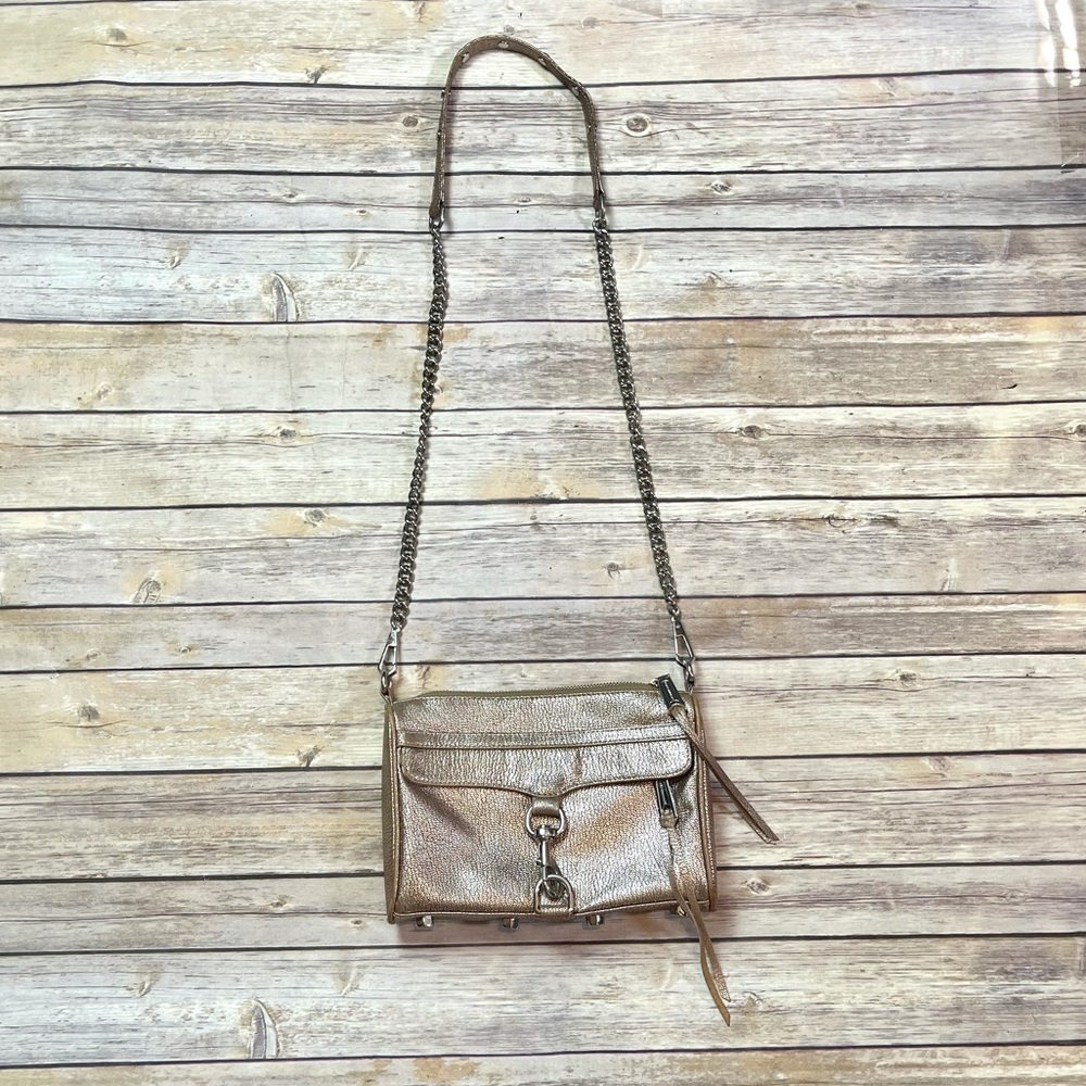 Rebecca Minkoff Metallic Mini MAC Crossbody Bag